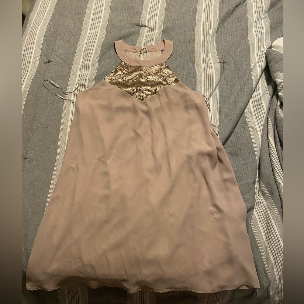 Tan dress